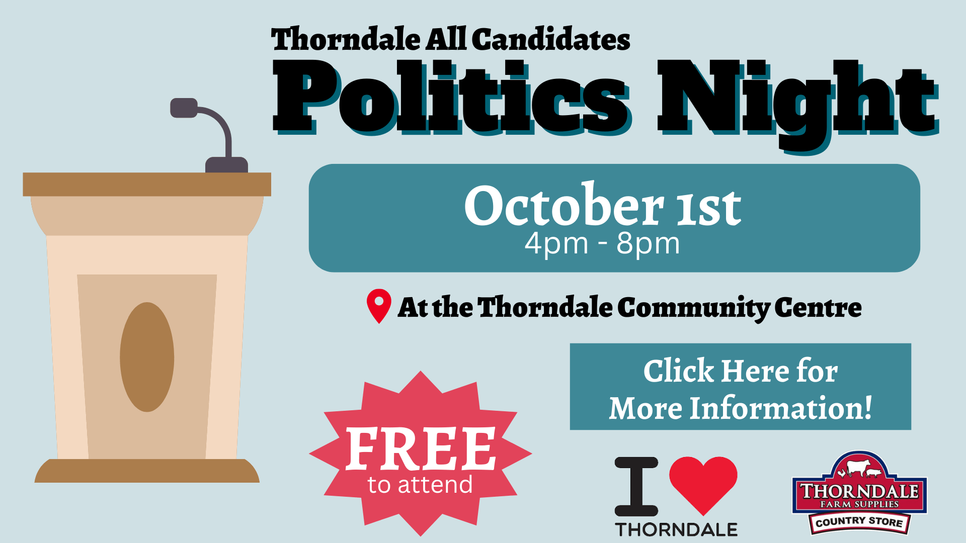 Thorndale All Candidates Politics Night