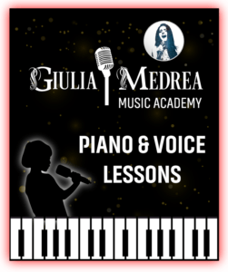 Giulia Medrea Music Academy - Piano and Singing Lessons